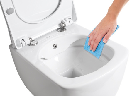 Унитаз подвесной безободковый с функцией биде Creavit Elegant EG321-00CB00E-0000